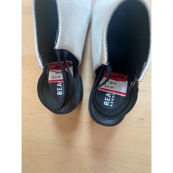 Reaction Kenneth Cole "Fridah Fly toe" BNWT Women NEW open heel bootie - Picture 4 of 9